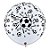 Balão de Festa Látex Liso Decorado - Bolas de Futebol Branco - 3' 90cm - 2 unidades - Qualatex Outlet - Rizzo - Imagem 1