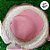 Cestinha de Sisal - Coelho de Páscoa Rosa - 10x5cm - 1 unidade - Rizzo - Imagem 3