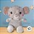 Elefante de Pelúcia com Macacão - 35cm - 1 unidade - Rizzo - Imagem 4