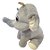 Elefante de Pelúcia - Olhos Grandes - Cinza - 36cm - 1 unidade - Rizzo - Imagem 2