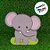 Enfeite MDF -  Elefante Bebê - 20,5cm - 1 unidade - Rizzo - Imagem 4