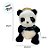 Urso Panda de Pelúcia com Chapéu de Palha - 25cm - 1 unidade - Rizzo - Imagem 4