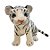 Tigre de Pelúcia - Branco - 25cm - 1 unidade - Rizzo - Imagem 1