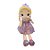 Boneca de Pelúcia com Vestido de Borboletas - Roxo - 40cm - 1 unidade - Rizzo - Imagem 1