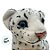 Leopardo de Pelúcia - Branco - 28cm - 1 unidade - Rizzo - Imagem 4