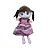 Boneca De Pelúcia Com Vestido Xadrez - Vermelho - 37cm - 1 unidade - Rizzo - Imagem 1