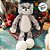Gato De Pelúcia Marrom e Branco - 48cm - 1 unidade - Rizzo - Imagem 3