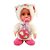 Boneca Baby Pelúcia Branco e Rosa Com Som e Movimento - 28cm - 1 unidade - Rizzo - Imagem 1