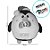 Pinguim com Gravata de Pelúcia Personalizado - 23cm - 1 unidade - Rizzo - Imagem 3