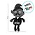 Bruxa de Pelúcia Personalizada - 33cm - 1 unidade - Rizzo - Imagem 3