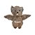 Morcego de Pelúcia Personalizado - 22cm - 1 unidade - Rizzo - Imagem 1