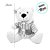 Urso de Pelúcia com Roupão Listrado Vermelho - 25cm - 1 unidade - Rizzo - Imagem 2
