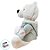 Urso de Pelúcia com Roupão Verde - 30cm - 1 unidade - Rizzo - Imagem 4