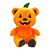 Urso Abóbora de Pelúcia - 23cm - 1 unidade - Rizzo - Imagem 1
