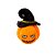 Pelúcia Abóbora Sorrindo com Chapéu 24 cm - Halloween - 1 unidade - Rizzo - Imagem 1