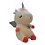 Unicórnio de Pelúcia com Asas Metálicas - Branco - 25cm - 1 unidade - Rizzo - Imagem 2