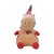 Unicórnio de Pelúcia com Asas Metálicas - Rosa - 25cm - 1 unidade - Rizzo - Imagem 1