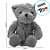 Urso de Pelúcia Cachecol Coração - Verde - 23cm - 1 unidade - Rizzo - Imagem 3
