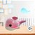 Baleia de Pelúcia - Rosa - 20cm - 1 unidade - Rizzo - Imagem 3