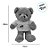 Urso de Pelúcia com Blusa Amarela - 28cm - 1 unidade - Rizzo - Imagem 2
