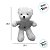 Urso de Pelúcia Marrom com Blusa Love - Azul - 28cm - 1 unidade - Rizzo - Imagem 2
