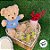 Urso de Pelúcia Marrom com Blusa Love - Azul - 28cm - 1 unidade - Rizzo - Imagem 3