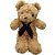 Urso de Pelúcia com Cachecol e Broche - Azul - 30cm - 1 unidade - Rizzo - Imagem 1