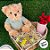 Urso de Pelúcia com Blusa de Lã - Verde - 23cm - 1 unidade - Rizzo - Imagem 4