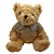 Urso de Pelúcia com Blusa de Lã - Marrom - 23cm - 1 unidade - Rizzo - Imagem 1
