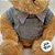 Urso de Pelúcia com Blusa de Lã - Azul - 23cm - 1 unidade - Rizzo - Imagem 3