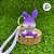 Chaveiro Coelho - Roxo - 7cm - 1 unidade - Rizzo - Imagem 2