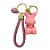 Chaveiro Coelho com Sino - Rosa Claro - 5cm - 1 unidade - Rizzo - Imagem 1