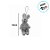 Mini Coelho Decorativo para Pendurar - Lilás - 10cm - 1 unidade - Cromus - Rizzo - Imagem 2