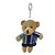 Chaveiro Urso de Pelúcia - Vestido Listrado  - 14cm - 1 unidade - Rizzo - Imagem 1