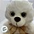 Urso de Pelúcia Laço - Branco - 20cm - 1 unidade - Rizzo - Imagem 3