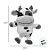 Vaca de Pelúcia - 24cm - 1 unidade - Rizzo - Imagem 2