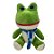 Sapo de Pelúcia com Cachecol - Verde - 20cm - 1 unidade - Rizzo - Imagem 1