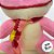 Sapo de Pelúcia com Cachecol - Rosa - 20cm - 1 unidade - Rizzo - Imagem 3