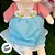 Boneca de Pelúcia com Kimono - Rosa e Azul - 40cm - 1 unidade - Rizzo - Imagem 3