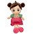 Boneca de Pelúcia com Kimono - Verde e Rosa - 40cm - 1 unidade - Rizzo - Imagem 1