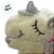 Bolsa de Unicórnio de Pelúcia - Branco - 18cm - 1 unidade - Rizzo - Imagem 3