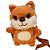 Urso de Pelúcia Bolsa - Laranja - 22cm - 1 unidade - Rizzo - Imagem 1
