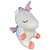 Unicórnio de Pelúcia Asas Metálicas - Branco - 45cm - 1 unidade - Rizzo - Imagem 2