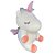 Unicórnio de Pelúcia com Asas Metálicas - Branco - 40cm - 1 unidade - Rizzo - Imagem 2