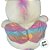 Unicórnio de Pelúcia com Asas Metálicas - Branco - 40cm - 1 unidade - Rizzo - Imagem 4