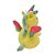 Unicórnio de Pelúcia - Amarelo - 22cm - 1 unidade - Rizzo - Imagem 2