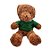 Urso de Pelúcia com Suéter Verde - 37cm - 1 unidade - Rizzo - Imagem 1