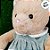 Urso de Pelúcia com Vestido Verde - 50cm - 1 unidade - Rizzo - Imagem 3