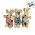 Mini Coelha Decorativo para Pendurar - Azul - 10cm - 1 unidade - Cromus - Rizzo - Imagem 3