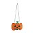 Bolsinha Abobóra Laranja de Halloween - 20,5cm - 1 unidade - Cromus - Rizzo - Imagem 1